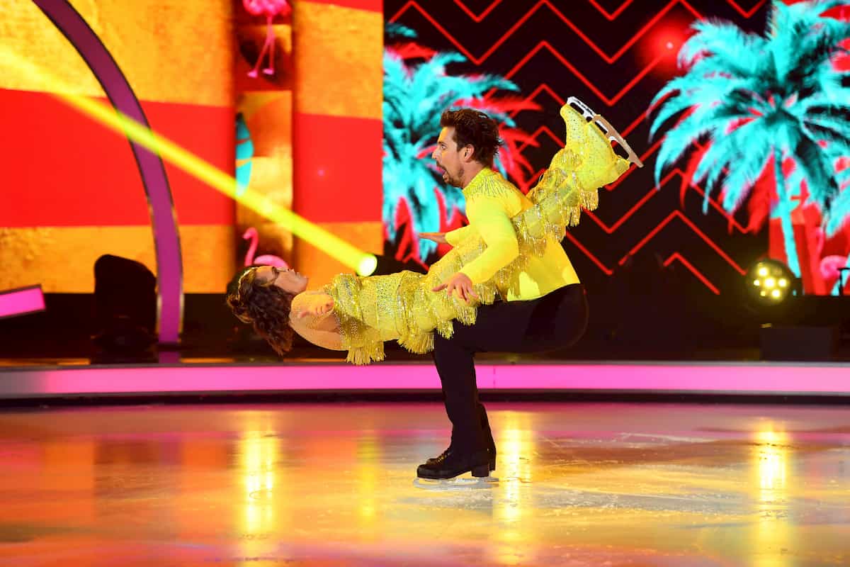 Nadine Angerer - David Vincour bei Dancing on Ice am 13.12.2019
