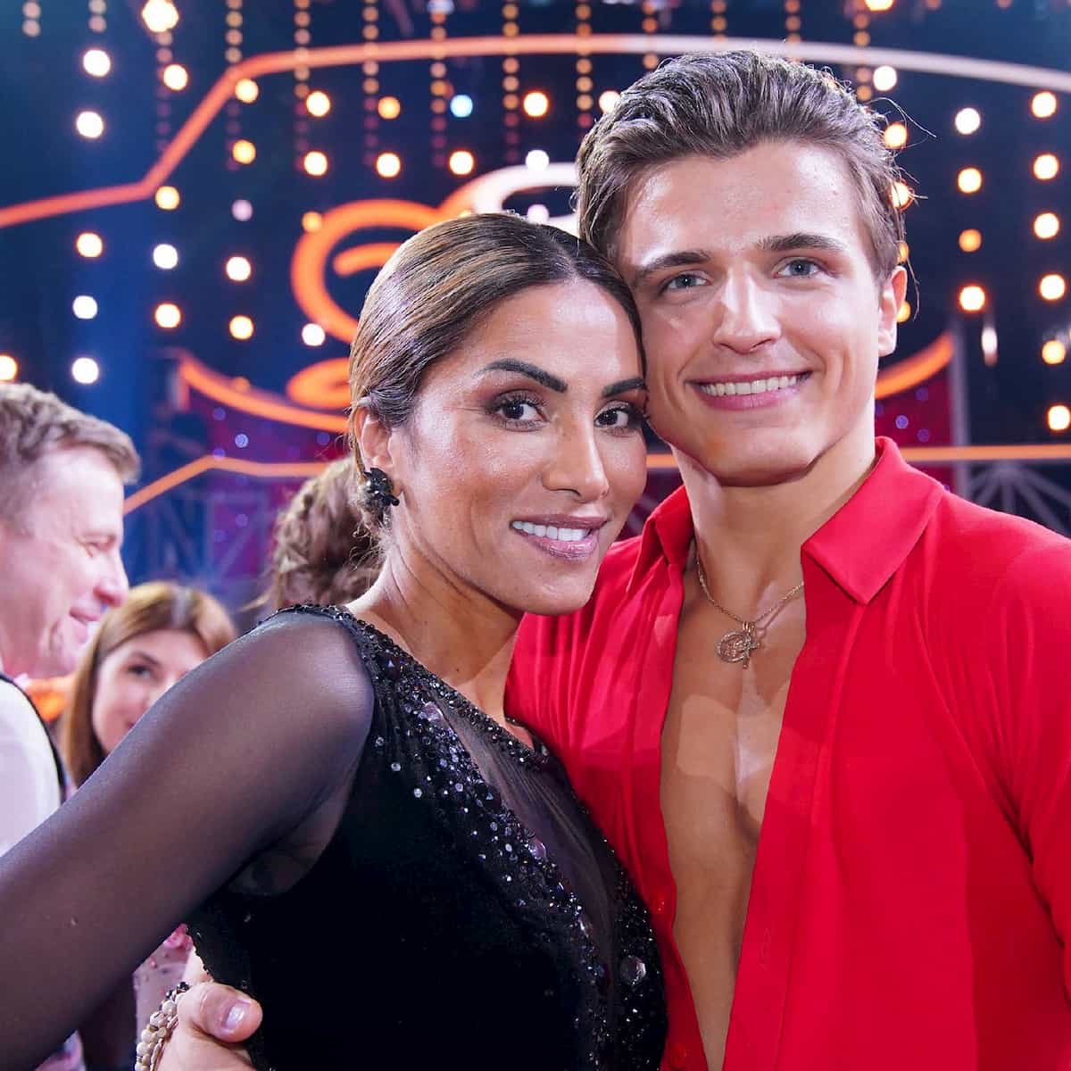 Sabrina Setlur und Nikita Kuzmin als Tanzpaar bei Let's dance 2020