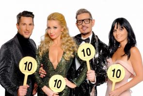 Dancing Stars 2020 Nicole Hansen nächster Corona-Ausfall - hier im Bild die ursprüngliche Dancing Stars – Jury 2020 mit Balazs Ekker, Karina Sarkissova, Dirk Heidemann und Nicole Hansen