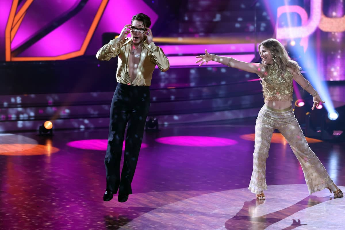 Evgeny Vinokurov und Ilse DeLange bei Let's dance am 19.3.2021