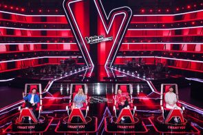 The Voice of Germany 2021 - Wer sind die Coaches bei TVoG 2021? - hier im Bild Johannes Oerding, Sarah Connor, Nico Santos und Mark Forster