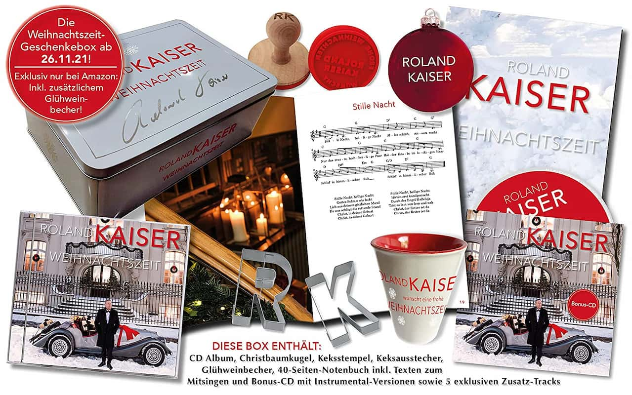 Fan-Box Album “Weihnachtszeit” von Roland Kaiser 2021 von amazon