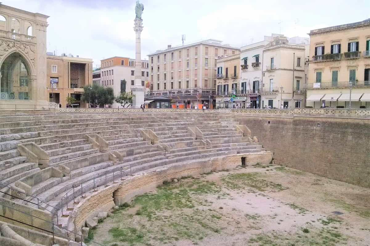 Historisches Amphitheater von Lecce - Drehort Auslands-Recall von DSDS 2022?