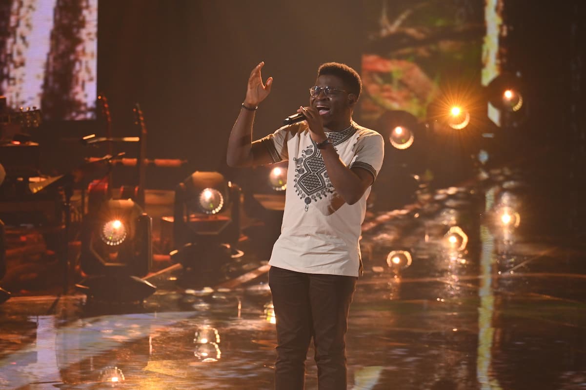 Archippe Mbongue Ombang bei The Voice of Germany 2021 - hier in den Sing offs