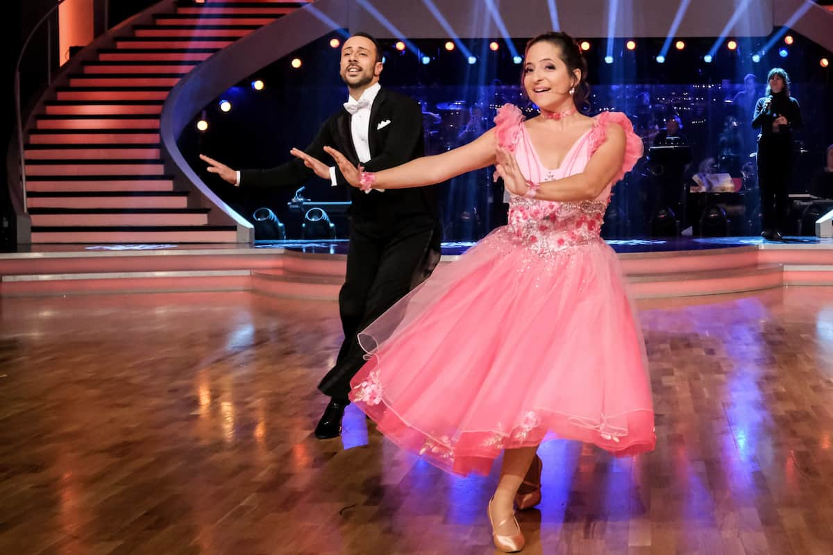 Danilo Campisi - Caroline Athanasiadis bei Proben für Dancing Stars am 15.10.2021