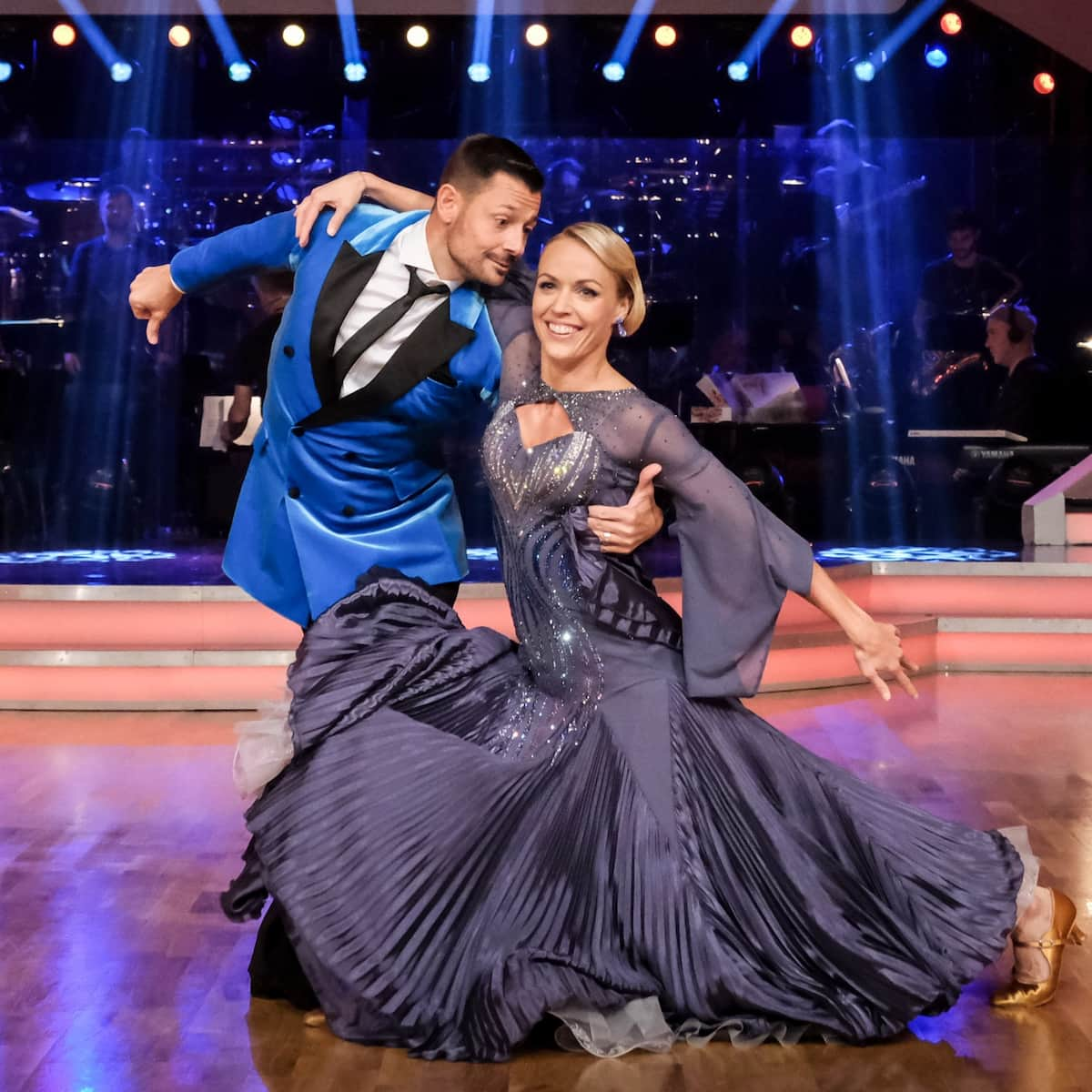 Jasmin Ouschan - Florian Gschaider bei Proben für Dancing Stars am 15.10.2021