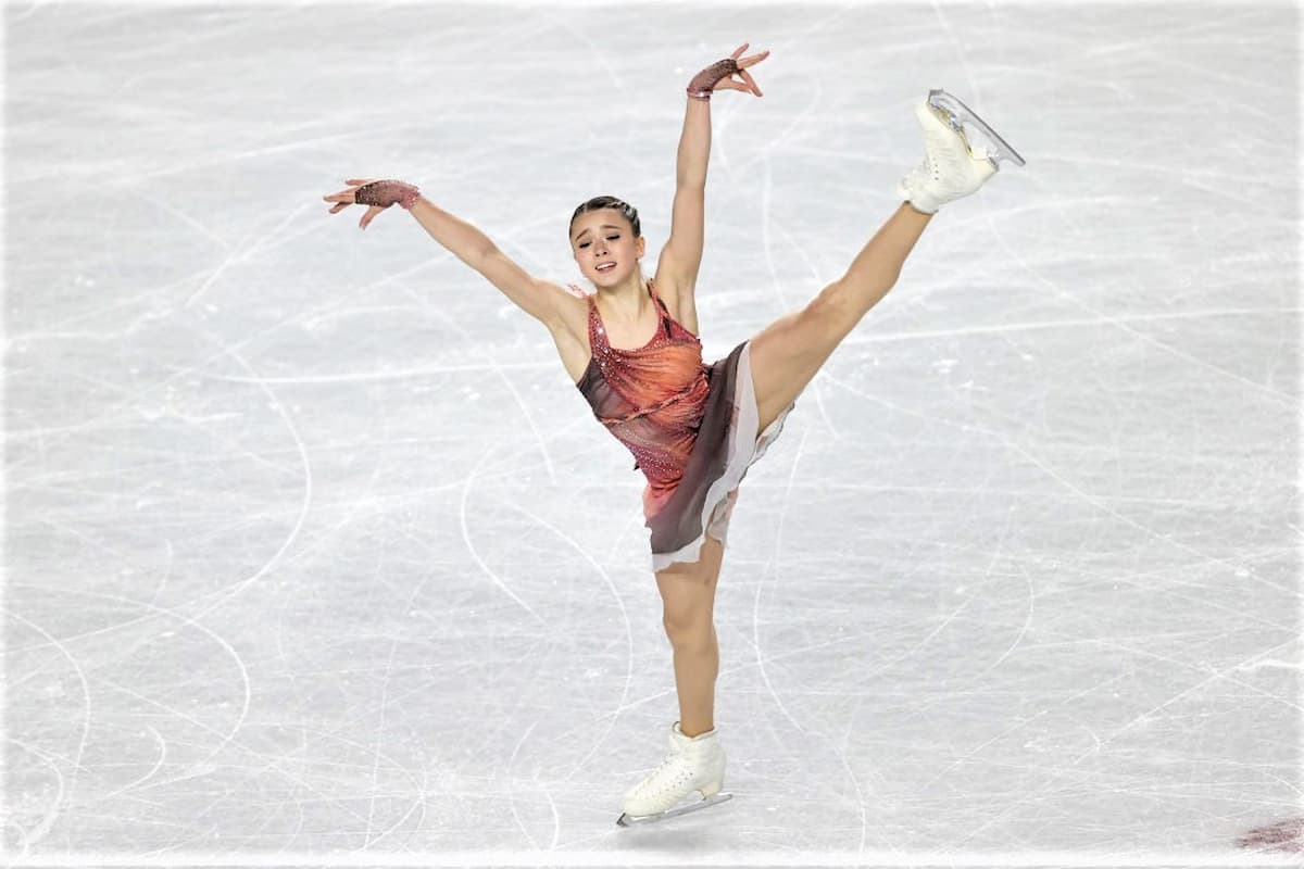 Kamila Valieva im Kurzprogramm der Saison 2021-2022