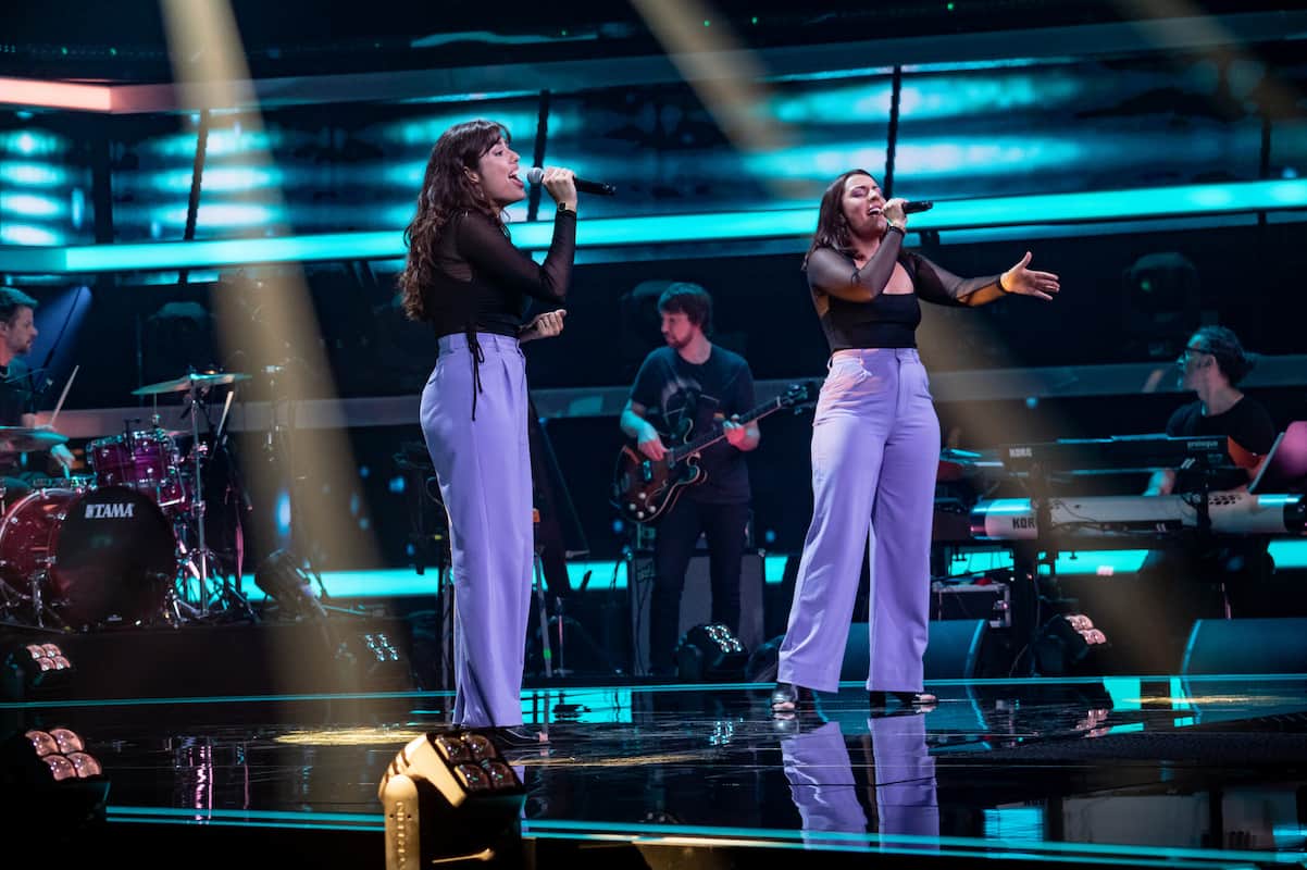 Laura und Sophie bei The Voice of Germany am 7.10.2021