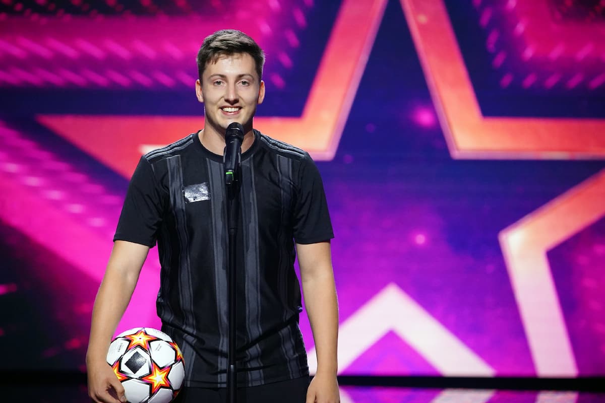 Lukasz Chwieduk beim Supertalent am 2.10.2021 als Kandidat