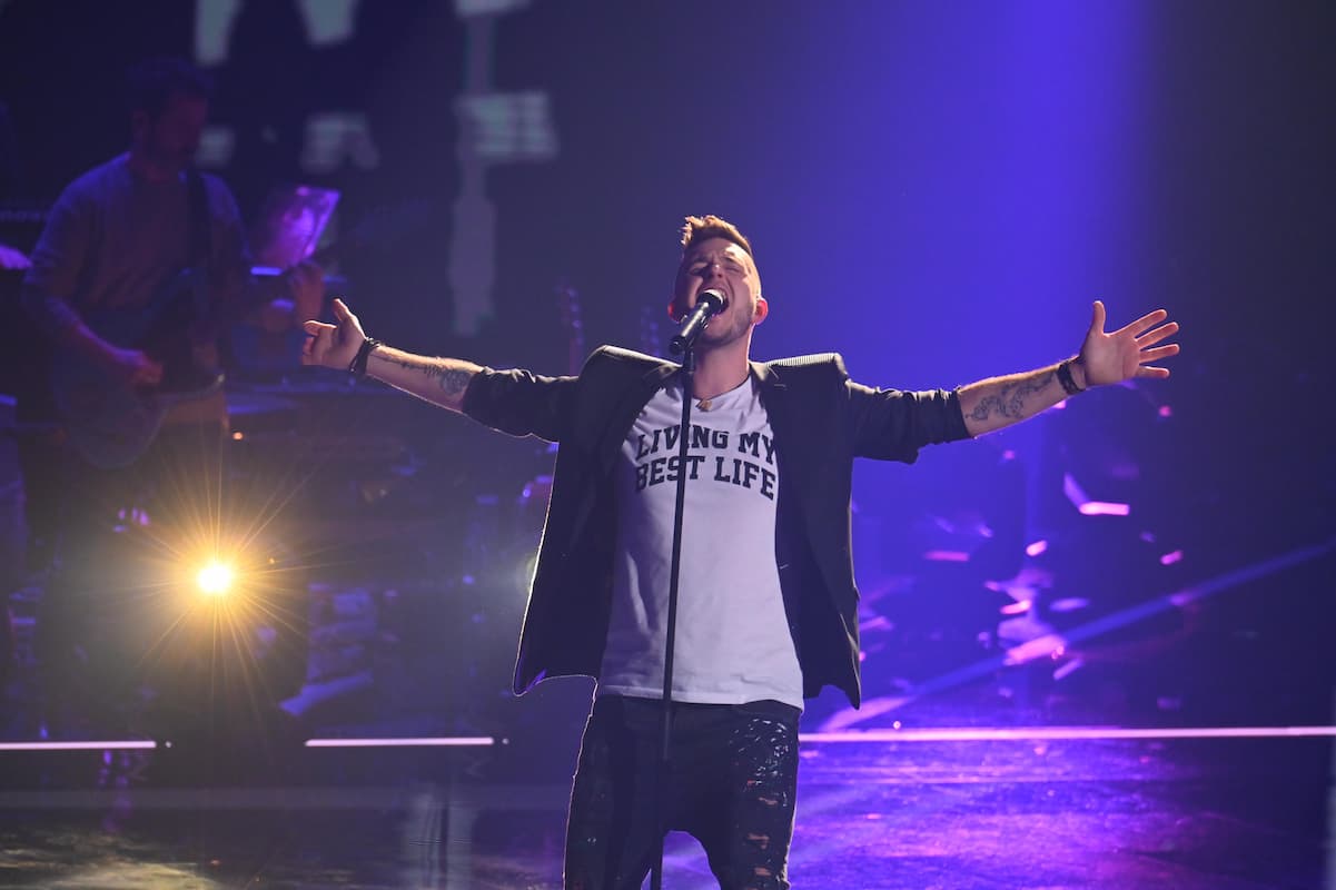 Sebastian Krenz bei The Voice of Germany 2021 - hier in den Sing offs
