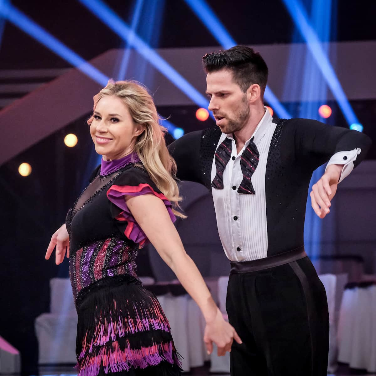 Stefan Herzog & Nina Kraft zur Probe für die Dancing Stars am 22.10.2021