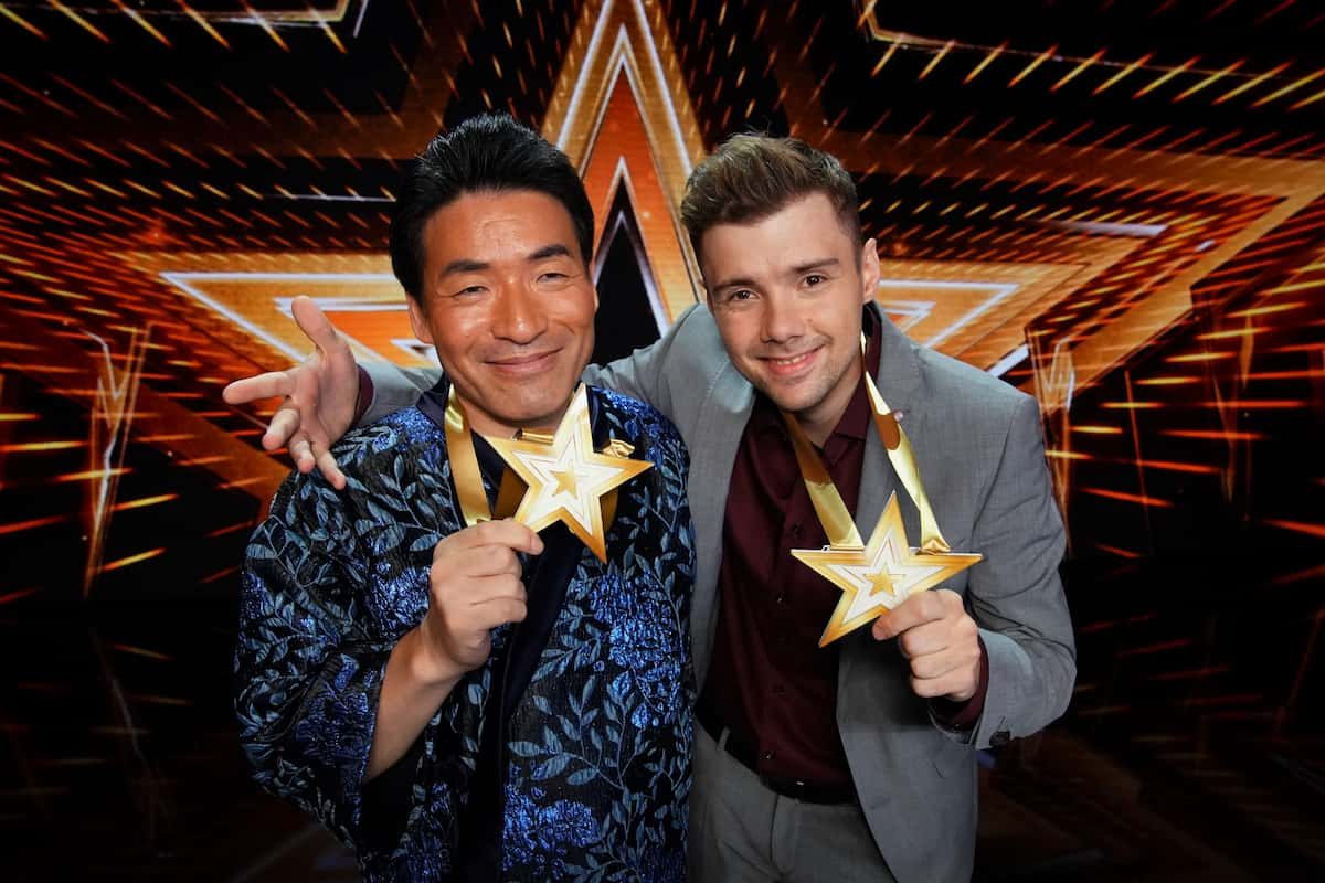 Weiter gekommen ins Finale beim Supertalent am 27.11.2021 Keiichi Iwasaki und Chris Cross