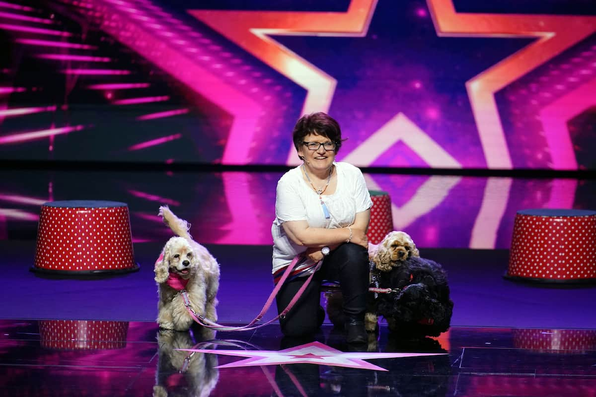 Jutta Gaßmann mit ihren Hunden - Kandidatin beim Supertalent am 6.11.2021