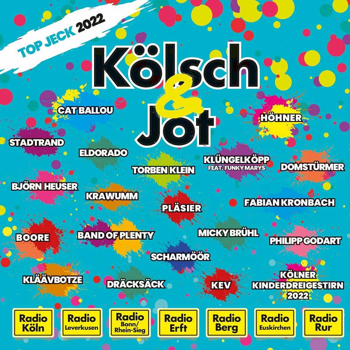 Kölsch & Jot - Top Jeck 2022 - Karnevals-CD Session 2021-2022