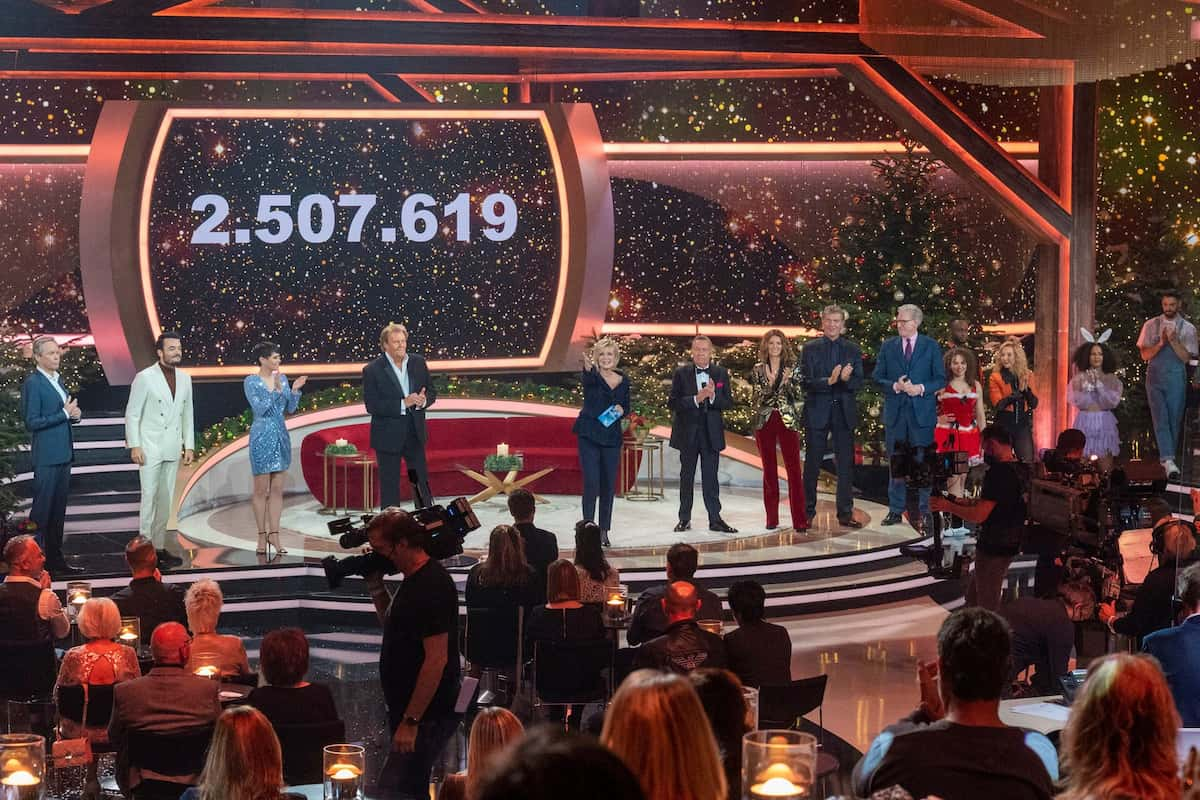 Die Spenden-Summe bei der ZDF-Spenden-Gala mit Carmen Nebel und Gästen