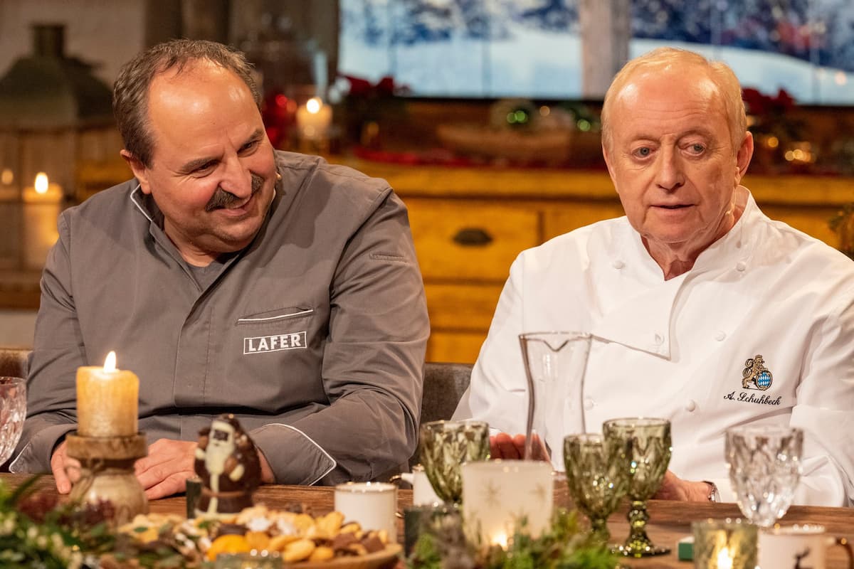 Johann Lafer und Alfons Schubeck bei Heiligabend mit Carmen Nebel 2021