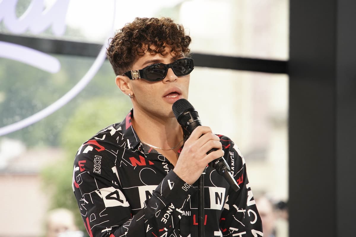 Lucas Ribeiro bei DSDS am 29.1.2022 als Kandidat