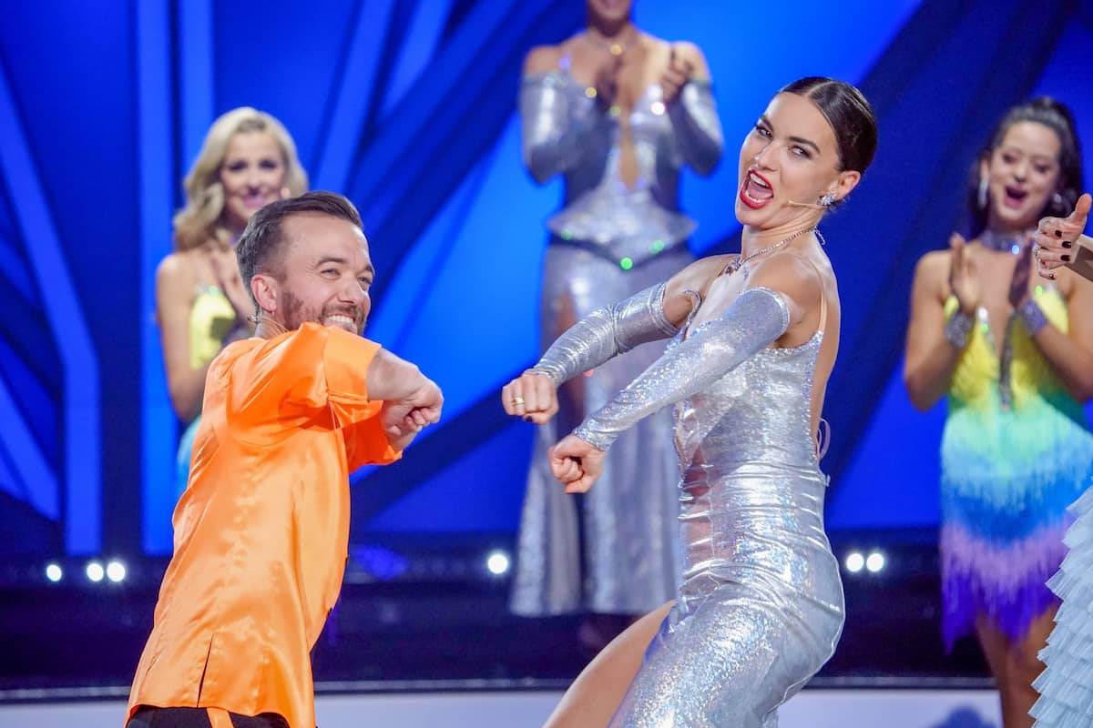 Mathias Mester und Renata Lusin als Tanzpaar bei Lets dance 18.2.2022