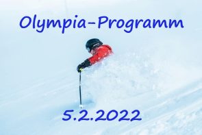 Olympia-Programm am 5.2.2022