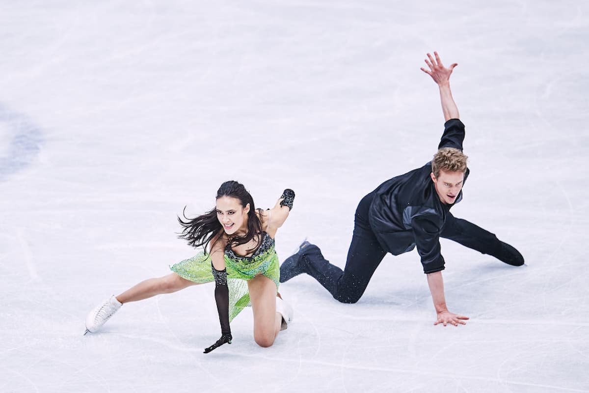 Eiskunstlauf-WM 2022 Madison Chock - Evan Bates im Eistanz, Rhythm Dance