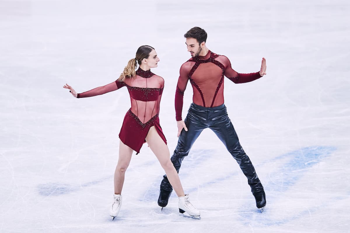 Gabriella Papadakis - Guillaume Cizeron bei der Eiskunstlauf-WM 2022 mit neuem Weltrekord im Rhythm Dance
