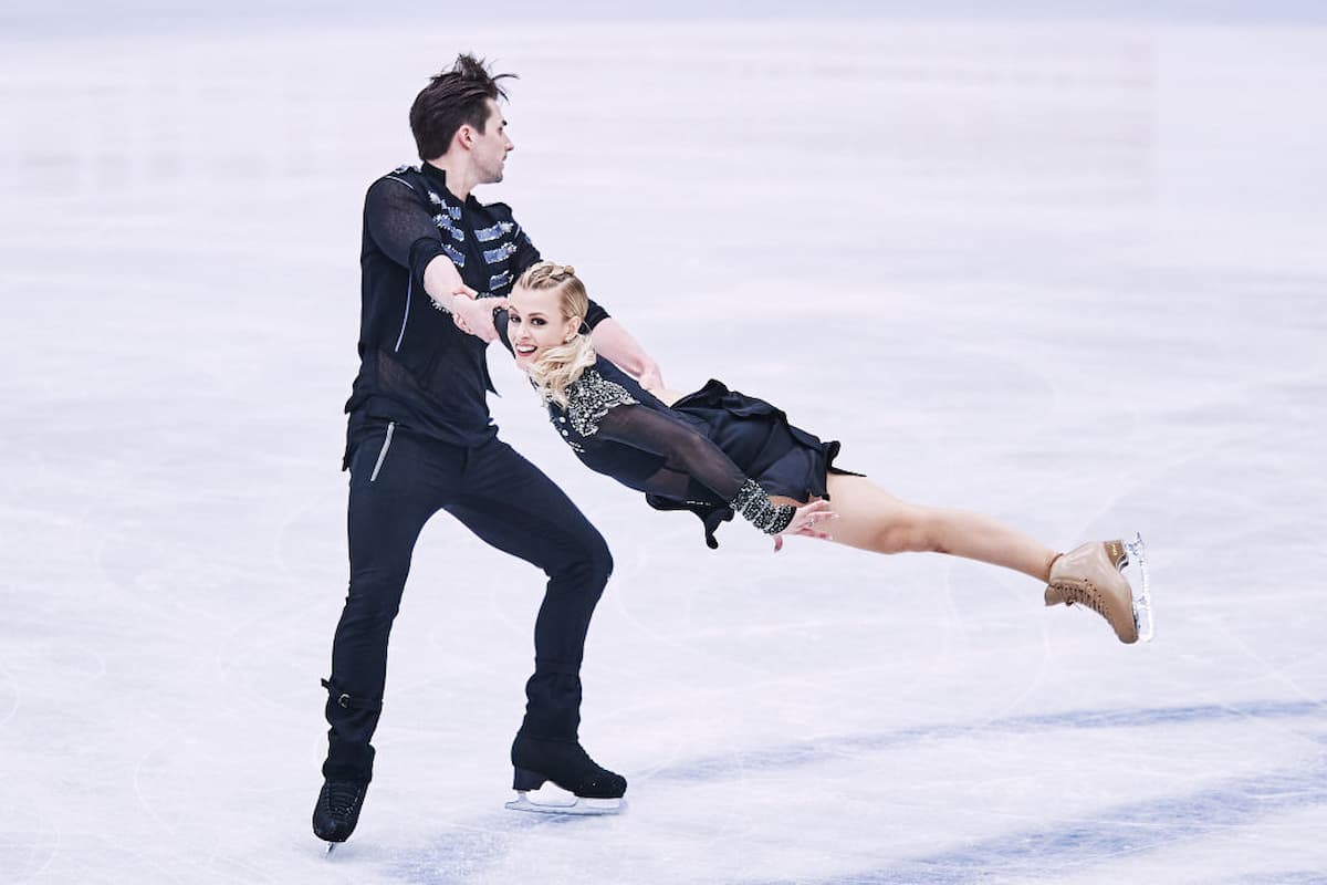 Madison Hubbell - Zachary Donohue bei der Eiskunstlauf-WM 2022 im Eistanz