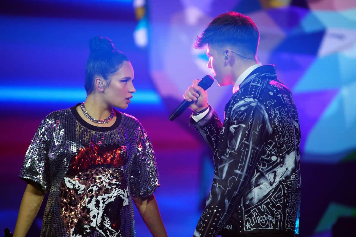 Emine Knapczyk und Dominik Simmen im Entscheidungs-Duell bei DSDS am 16.4.2022, wer es in die Top 10 schafft