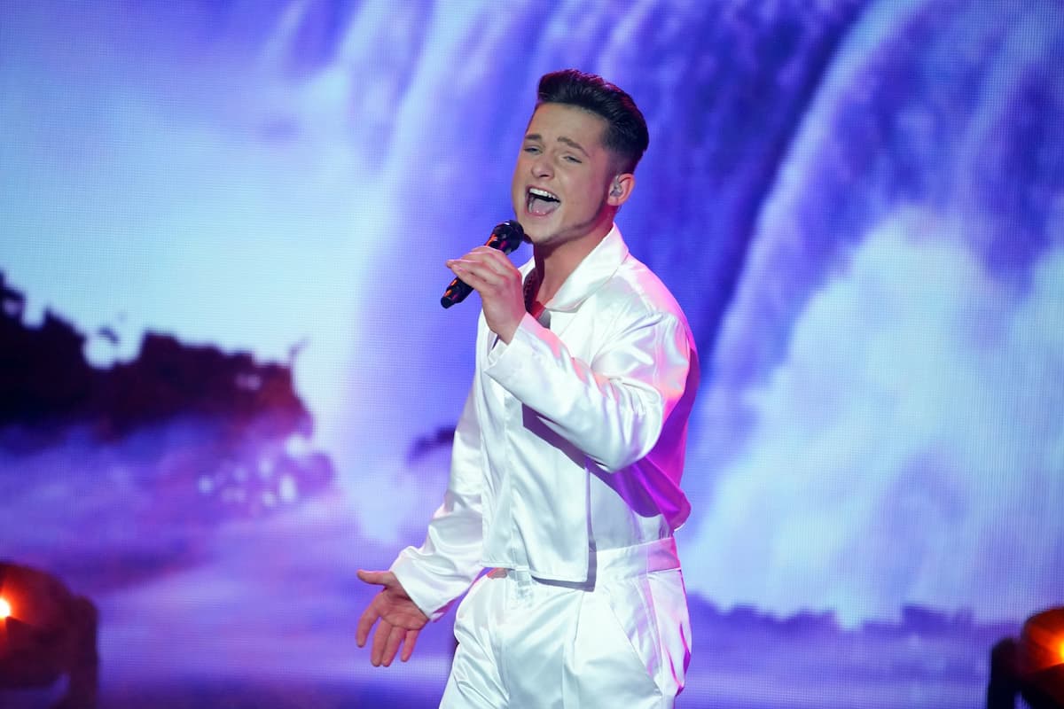 Gianni Laffontien singt in der Live-Show DSDS am 16.4.2022