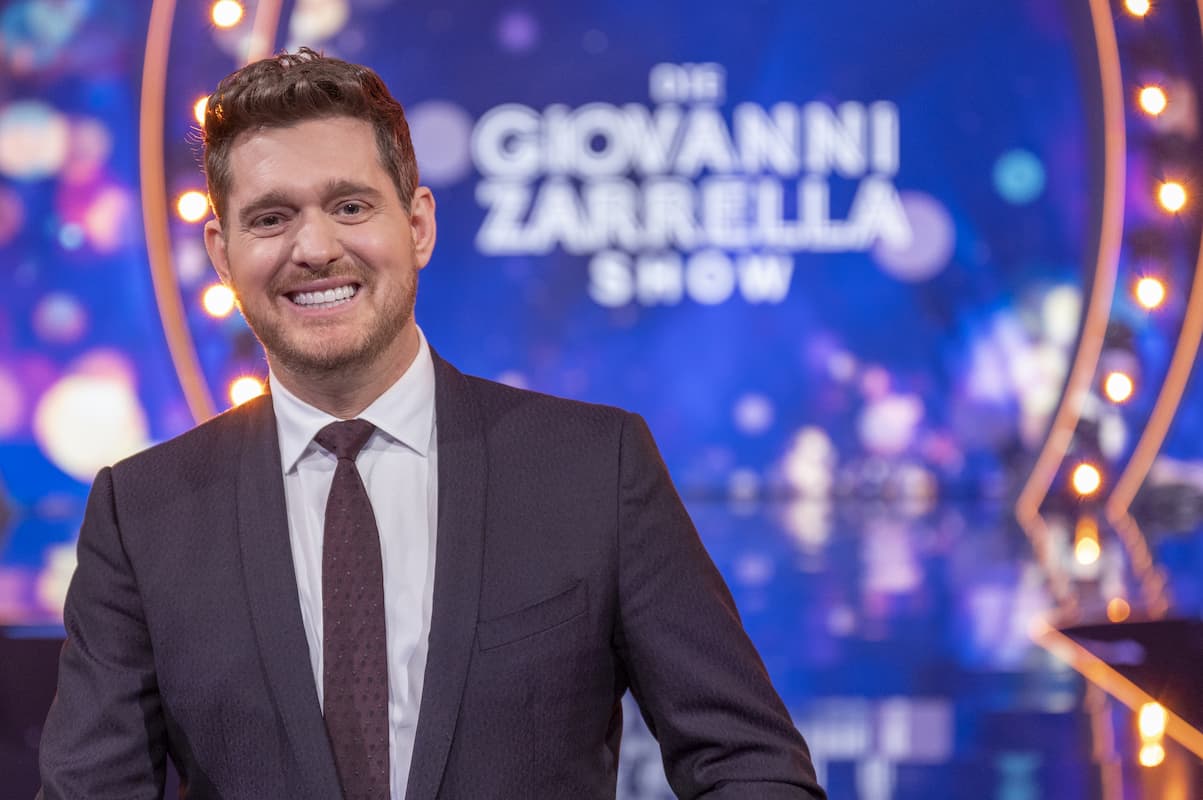 Michael Buble in der Giovanni Zarrella Show am 9.4.2022