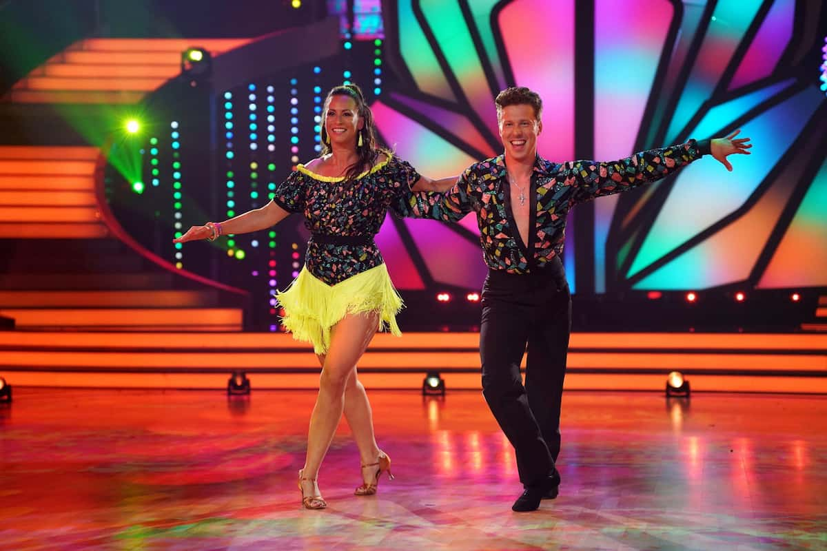 Caroline Bosbach und Valentin Lusin im Finale Let's dance am 20.5.2022