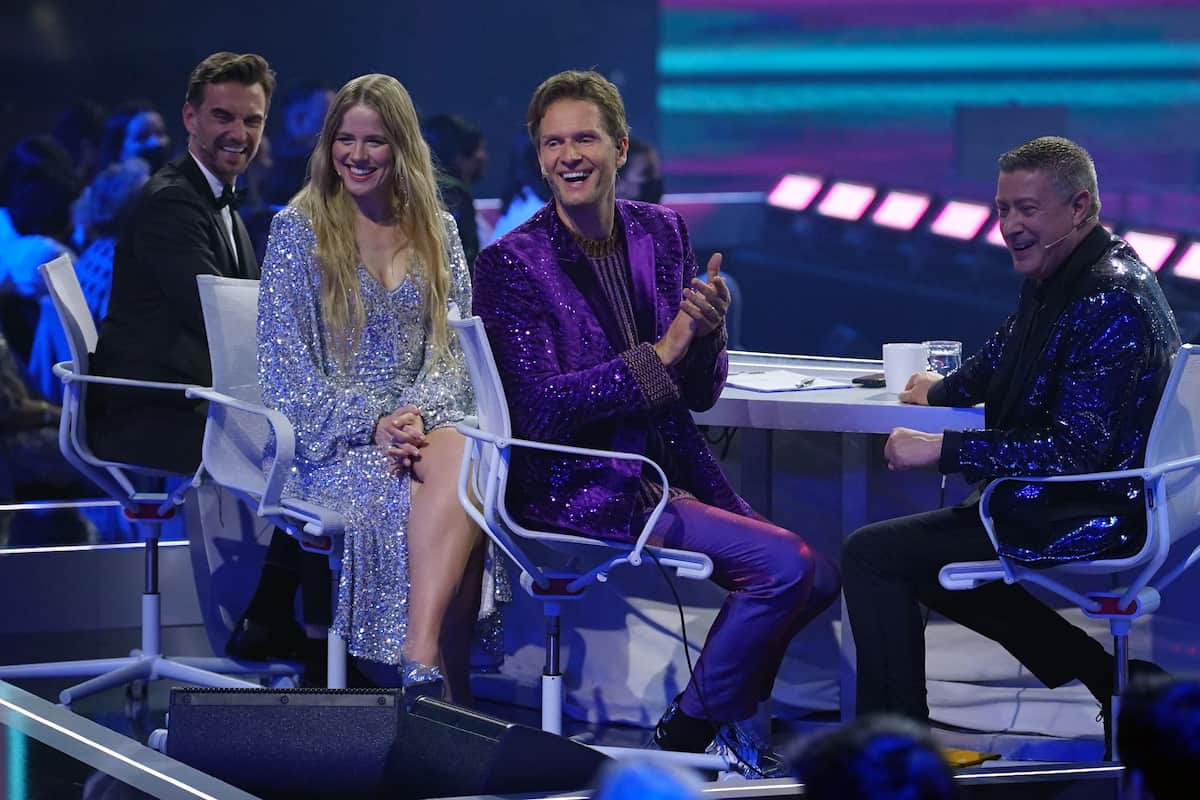 DSDS-Jury im DSDS-Finale 7.5.2022 - hier im Bild Florian Silbereisen, Ilse DeLange, Toby Gad und Joachim Llambi