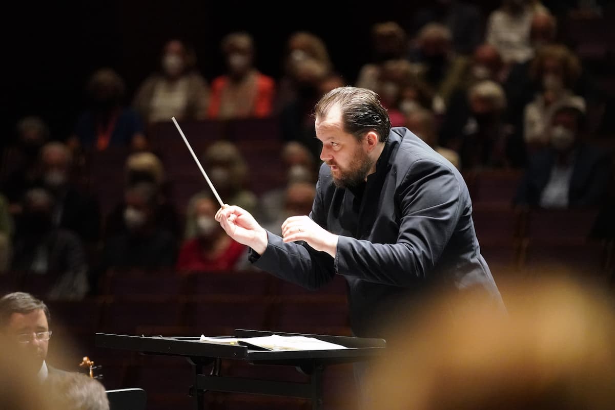 Dirigent Andris Nelsons beim Sommernachtskonzert 2022