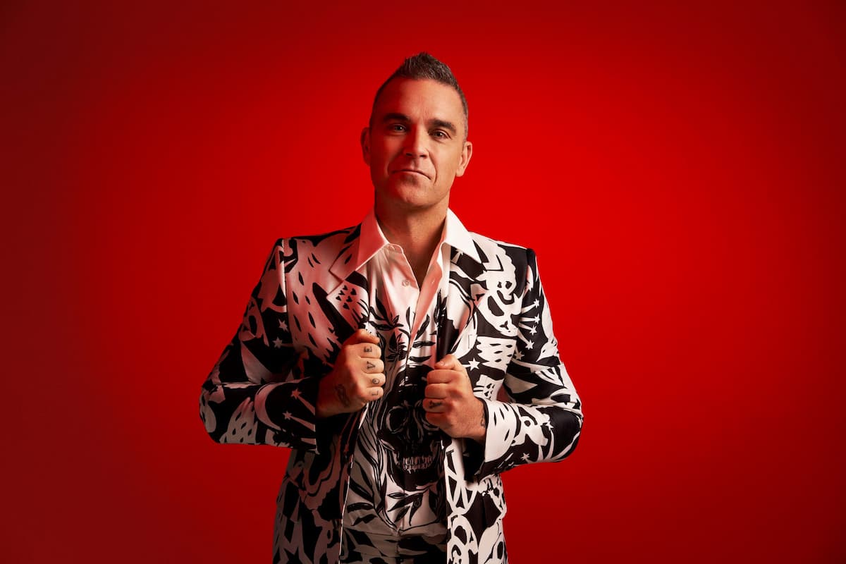 Robbie Williams Konzert 2022 in Deutschland - hier im Bild der Künstler Robbie Williams 2022