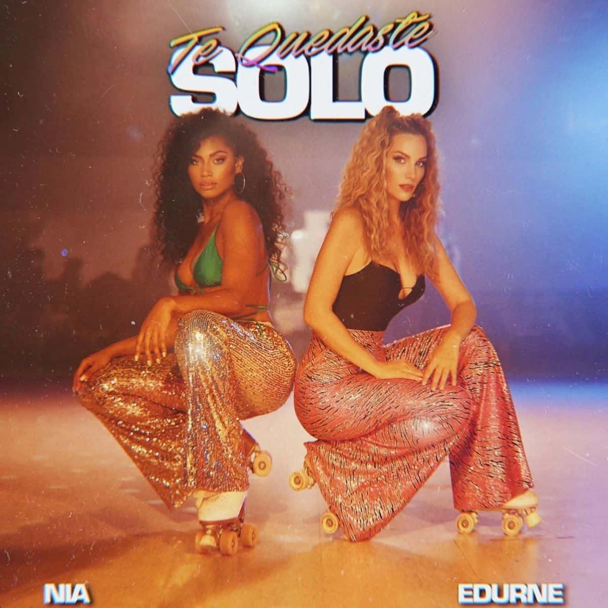 Edurne & NIA “Te Quedaste Solo” - hier im Bild das Cover der Single