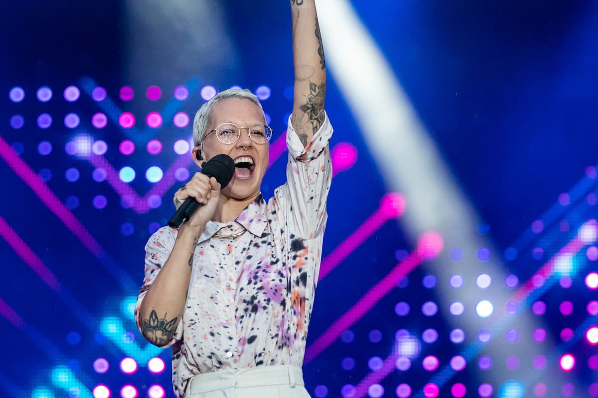 Stefanie Heinzmann bei der Starnacht am Wörthersee am 16.7.2022