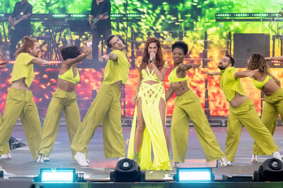 Andrea Berg als Solistin mit Ballett Andrea Berg Show am 6.8.2022