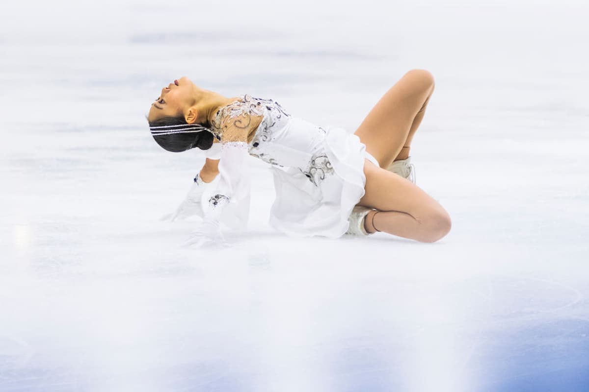 Hana Yoshida - Siegerin beim Eiskunstlauf Junior Grand Prix Courchevel 2022