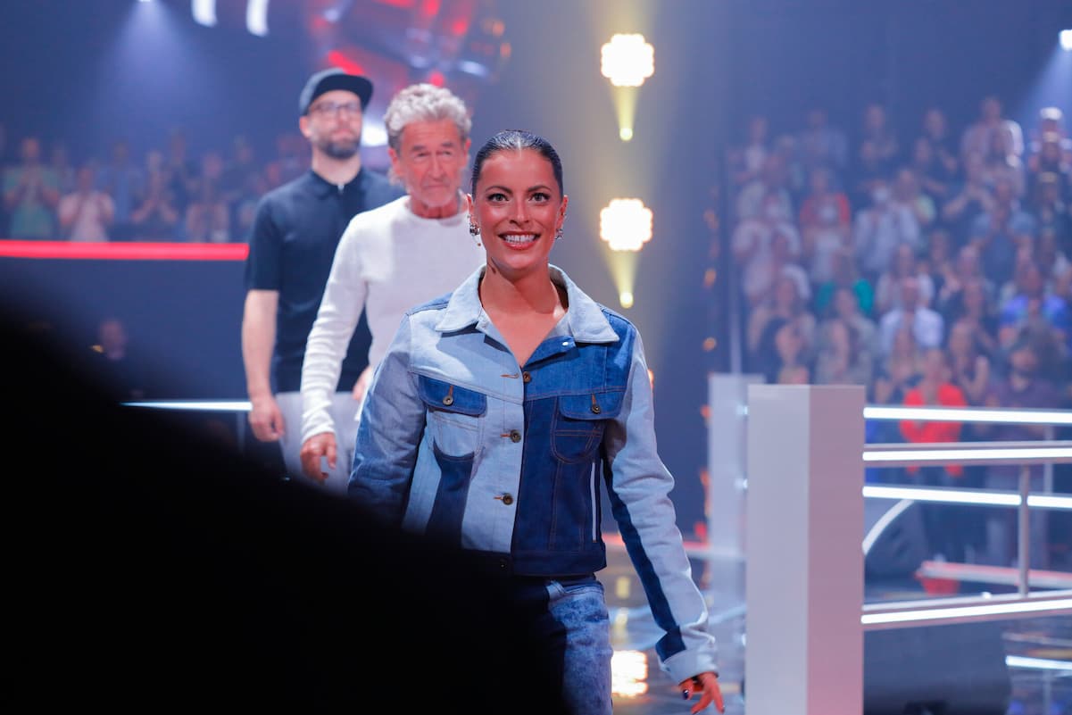 The Voice 22.9.2022 Alle Battles, Talente, Songs, Entscheidungen - hier im Bild die Coaches Stefanie Kloß, Peter Maffay und Mark Forster