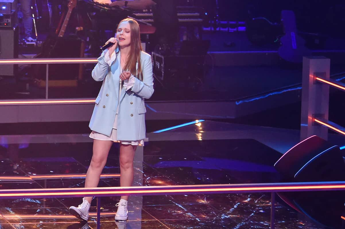 Yasya Levchenko im Battle Team Rea The Voice of Germany 30.9.2022