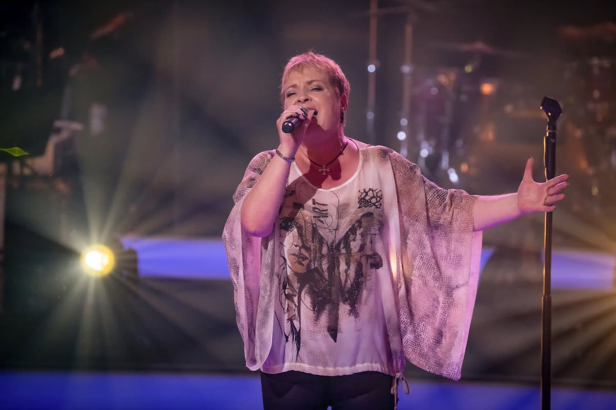 Anja Beck-Harth in den Sing offs im Team Mark bei The Voice am 14.10.2022