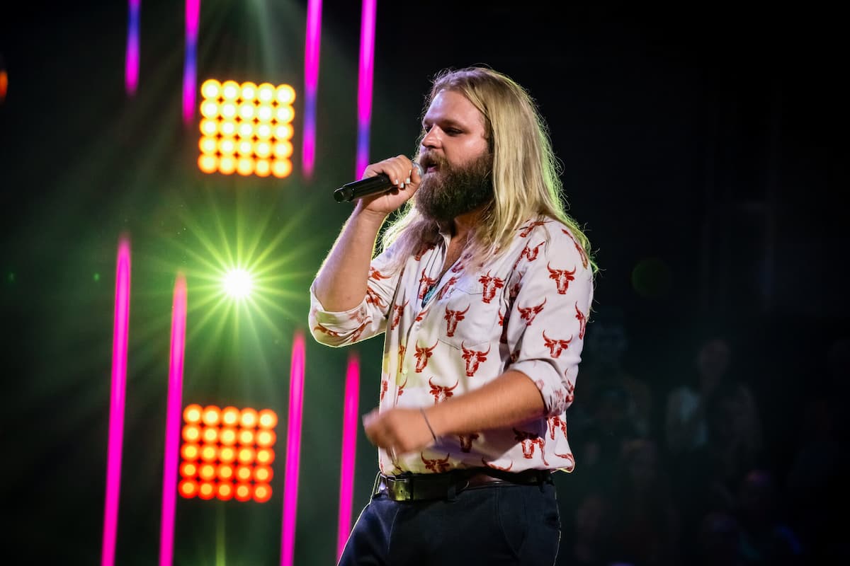 Jan Bleeker in den Sing offs im Team Rea bei The Voice am 7.10.2022