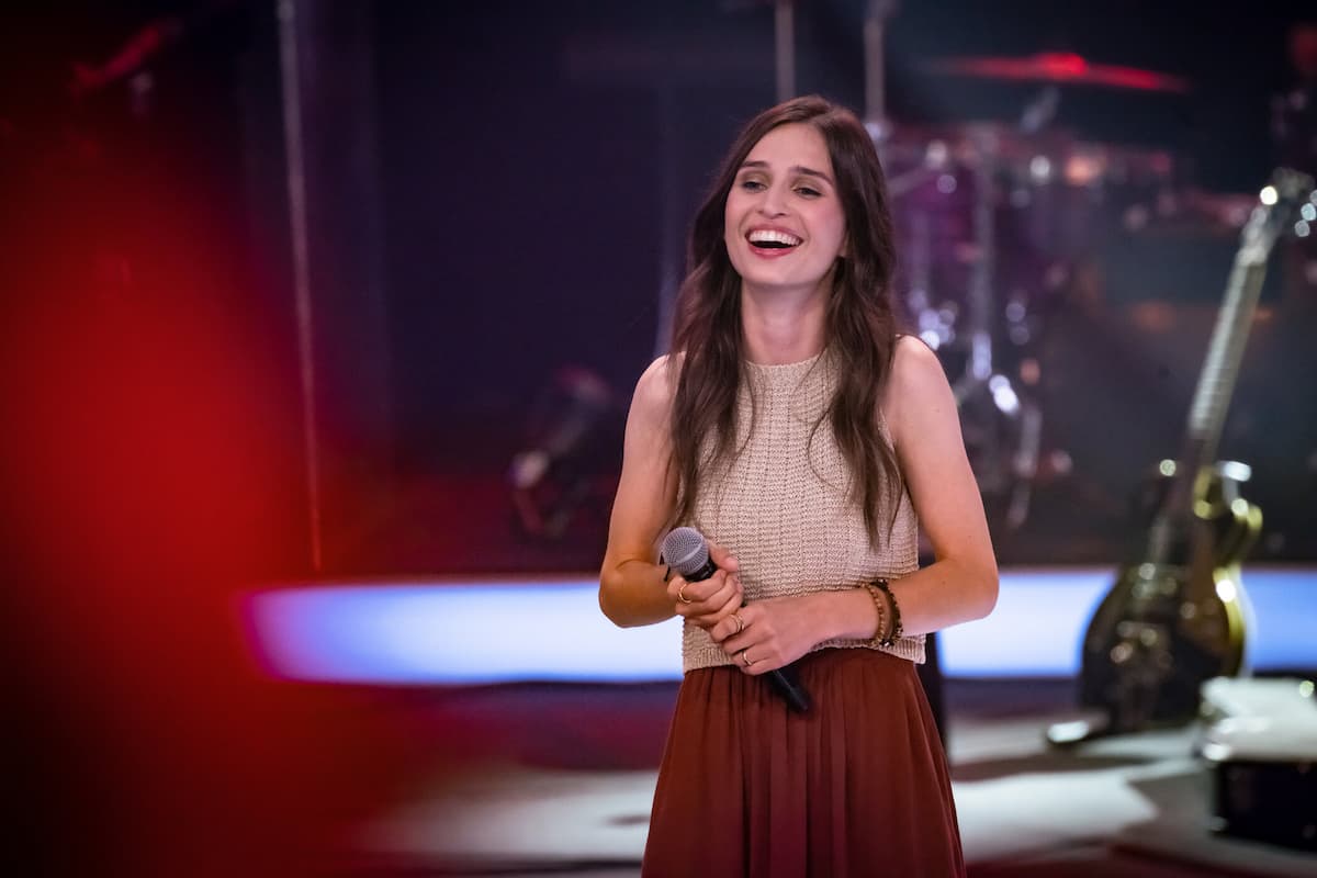 Katharina Merker in den Sing offs im Team Peter bei The Voice am 14.10.2022