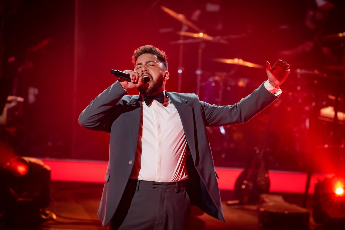 Kevin Tschopp in den Sing offs im Team Peter bei The Voice am 7.10.2022