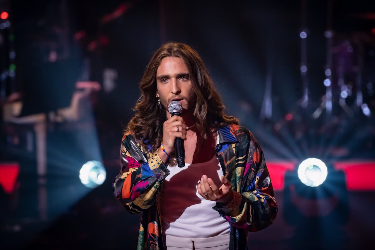 Luca Wefes in den Sing offs im Team Mark bei The Voice am 7.10.2022