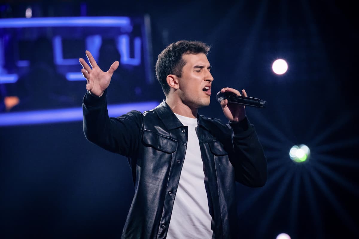 Luka Maksim Klais in den Sing offs im Team Rea bei The Voice am 7.10.2022