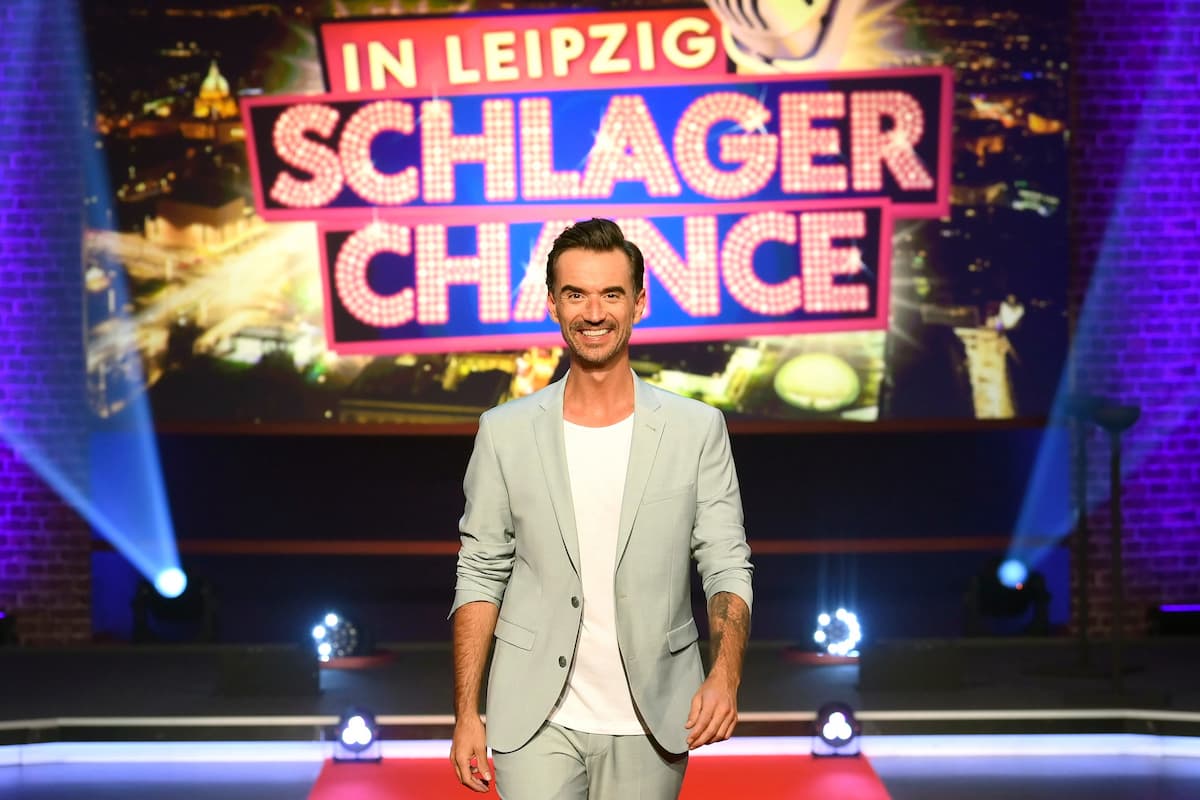 Schlager-Chance am 14.10.2022 mit Florian Silbereisen im MDR - hier im Bild Moderator und Sänger Florian Silbereisen beim MDR in Leipzig