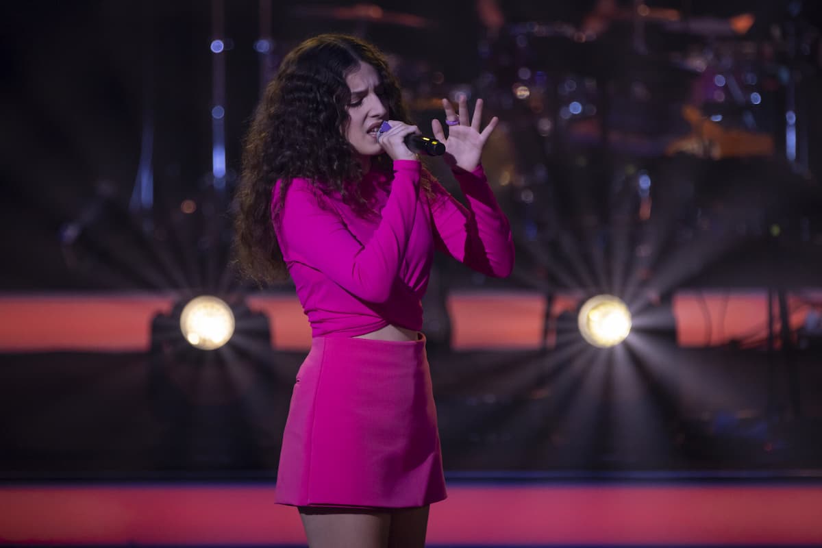 Sophie Frei in den Sing offs im Team Rea bei The Voice am 21.10.2022