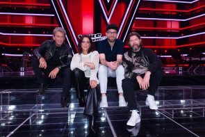 The Voice of Germany 21.10.2022 letzte Sing offs, alle Talente, wer weiter, wer ausgeschieden ist - hier im Bild alle 4 Coaches - Peter Maffay, Stefanie Kloß, Mark Forster und Rea Garvey