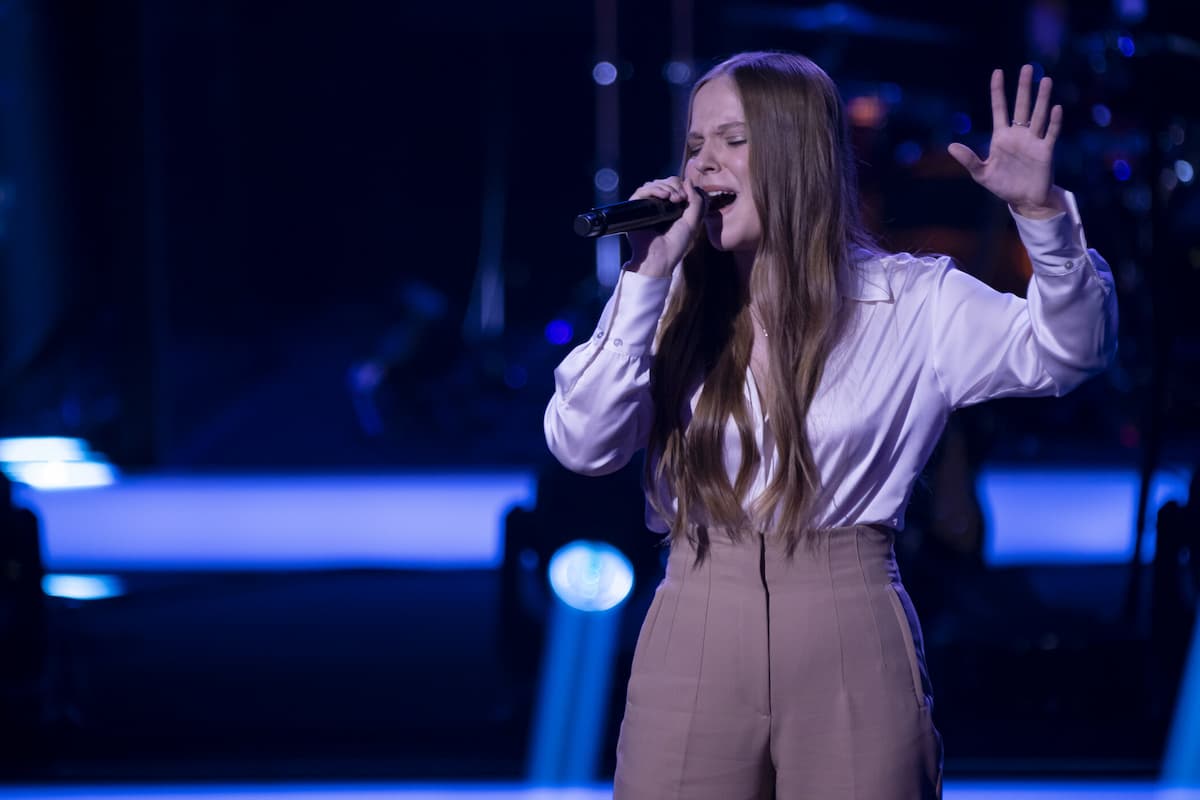 Yasya Levchenko in den Sing offs im Team Rea bei The Voice am 21.10.2022