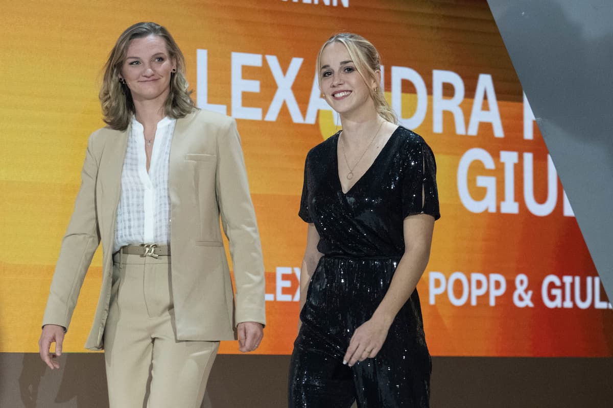 Alexandra Popp, Giulia Gwinn Gäste bei Wetten dass am 19.11.2022